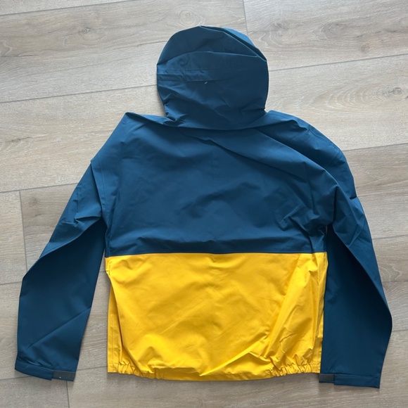 Cotopaxi Blue and Yellow Raincoat - Picture 2 of 4